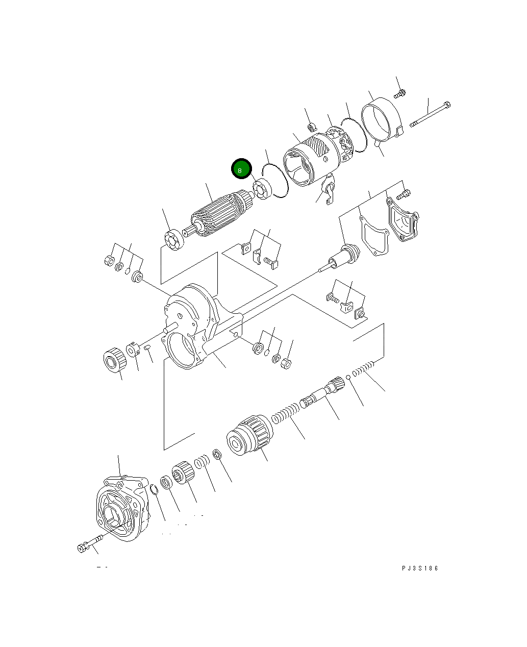 Подшипник YM129129-77230 Komatsu