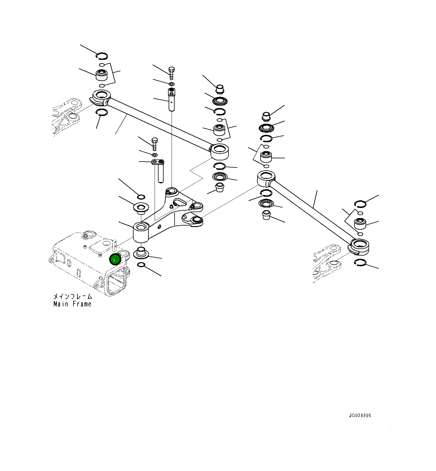 Рычаг 561-40-81210 Komatsu