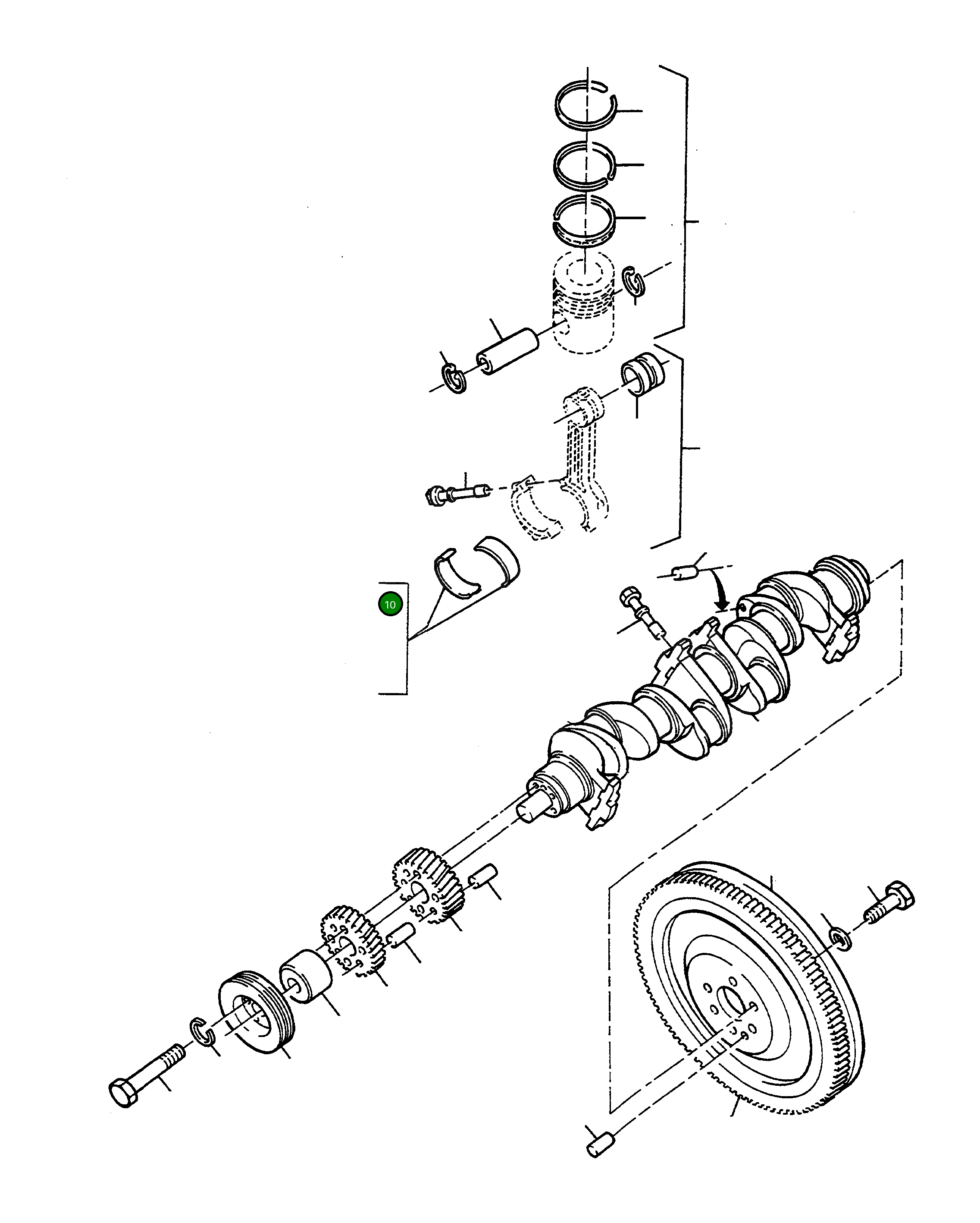 Подшипник 2871193M91 Komatsu