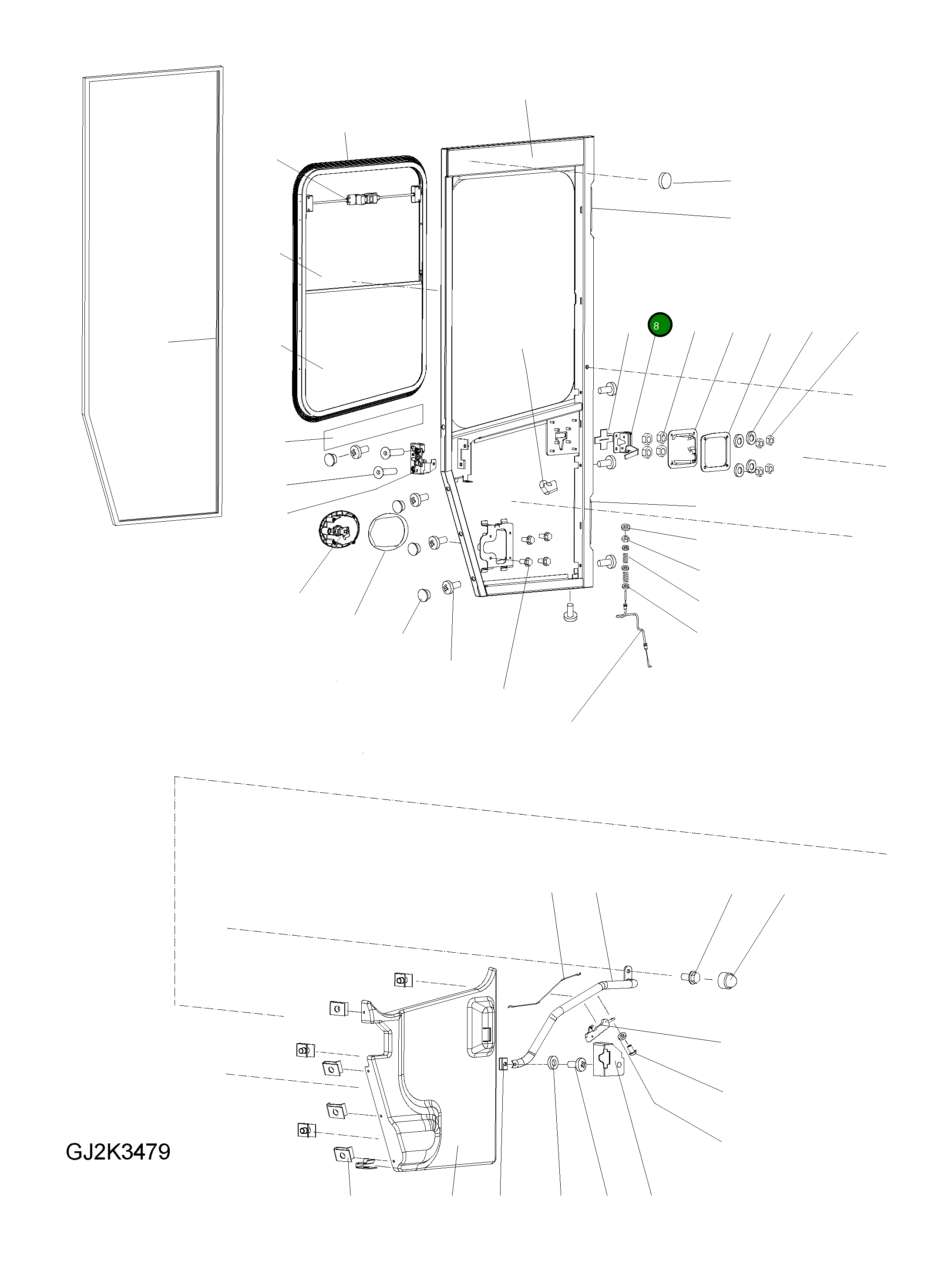 Рычаг 421-56-H0R77 Komatsu