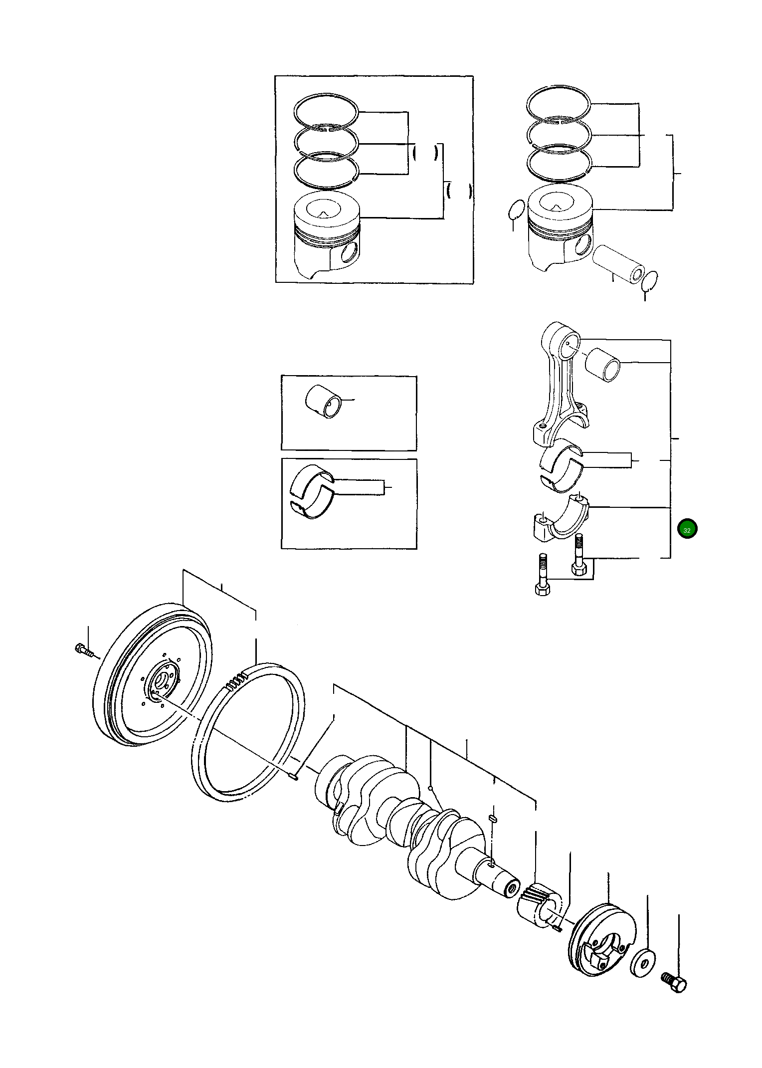 Подшипник YMR000183 Komatsu