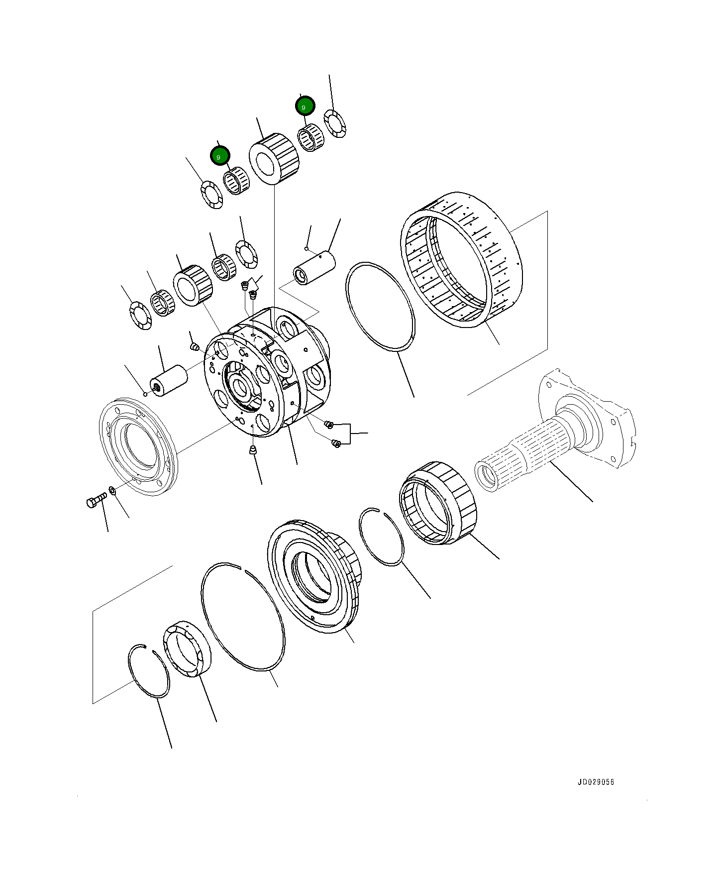 Подшипник 561-15-79420 Komatsu