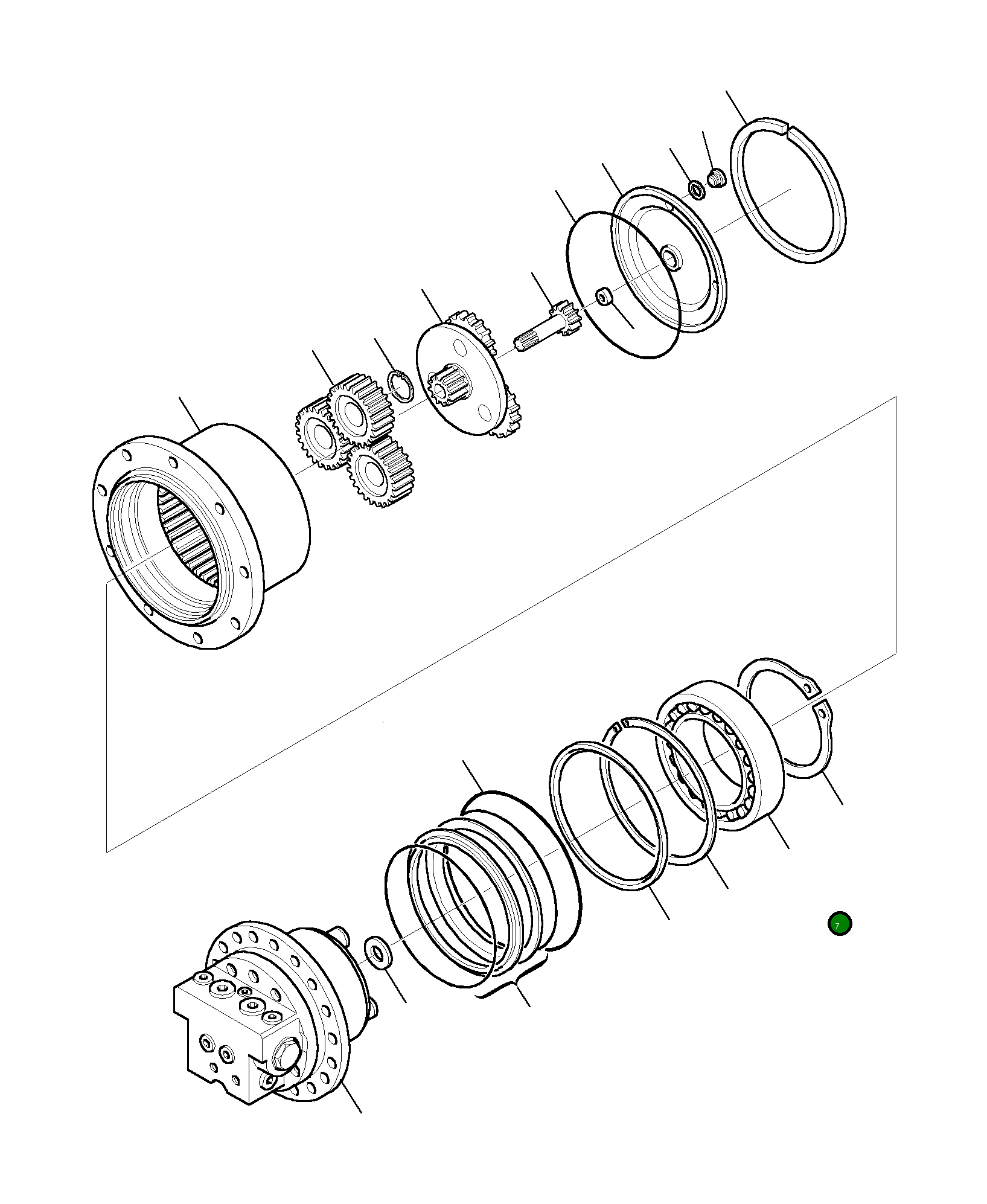 Подшипник 843200678 Komatsu