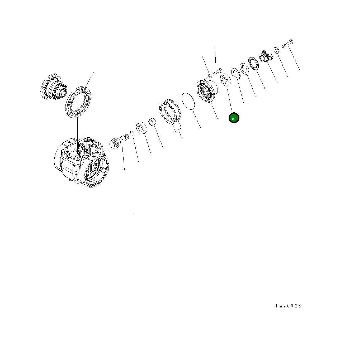 Подшипник 421-22-31820 Komatsu