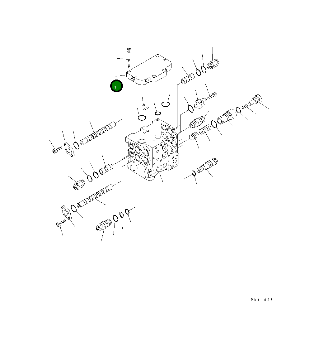 Крышка TM3503-235 Komatsu