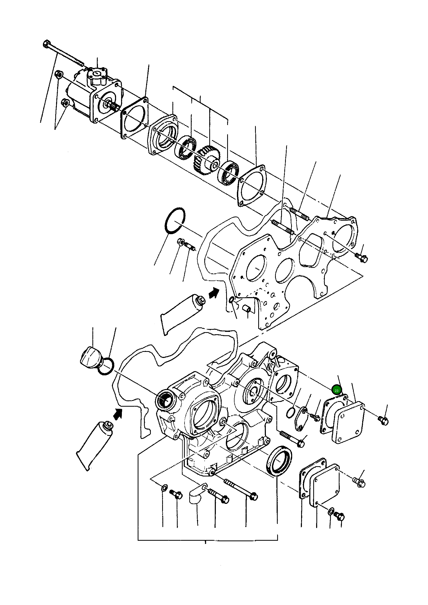 Крышка YMR000053 Komatsu