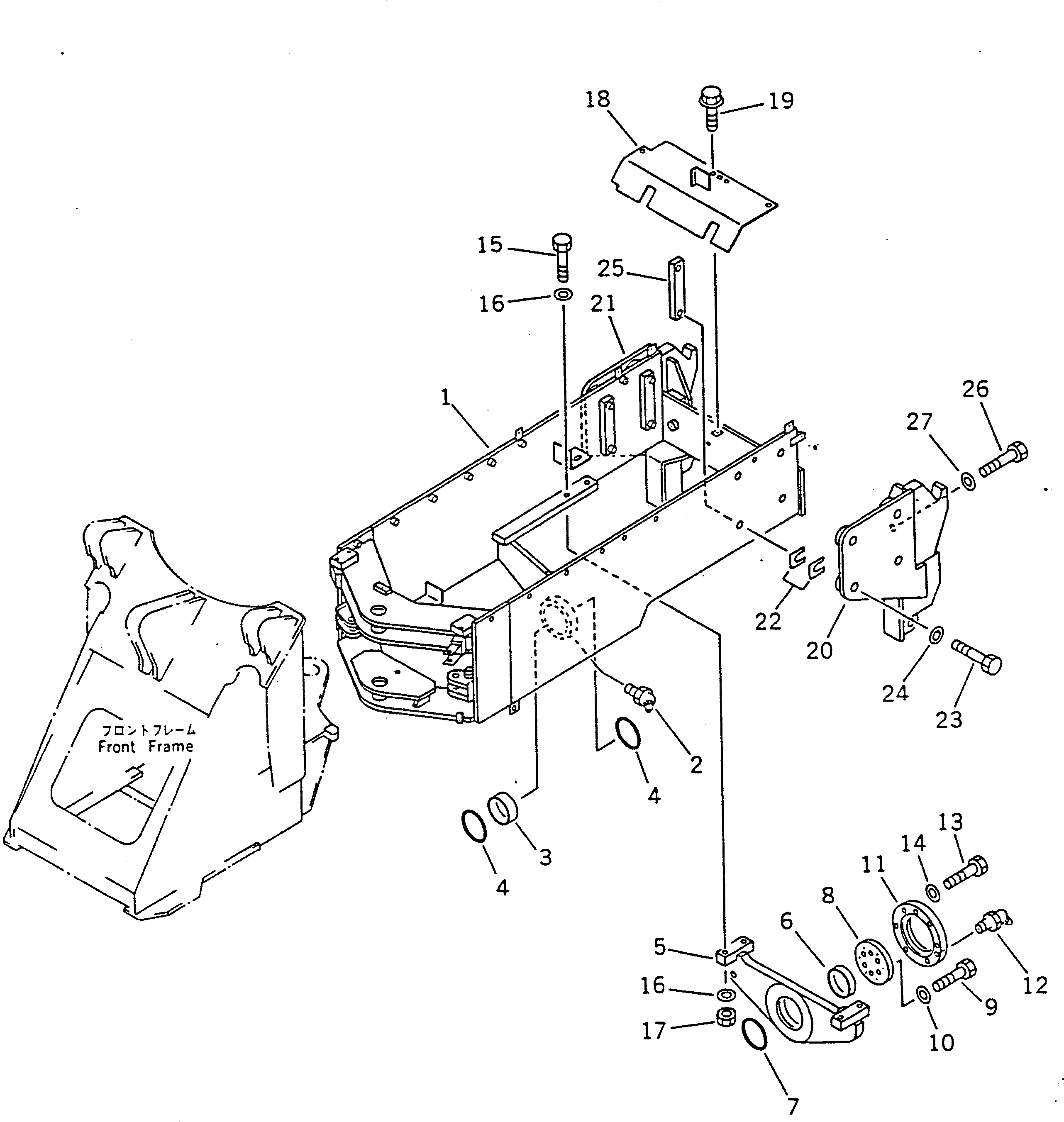 Крышка 42A-855-1340 Komatsu