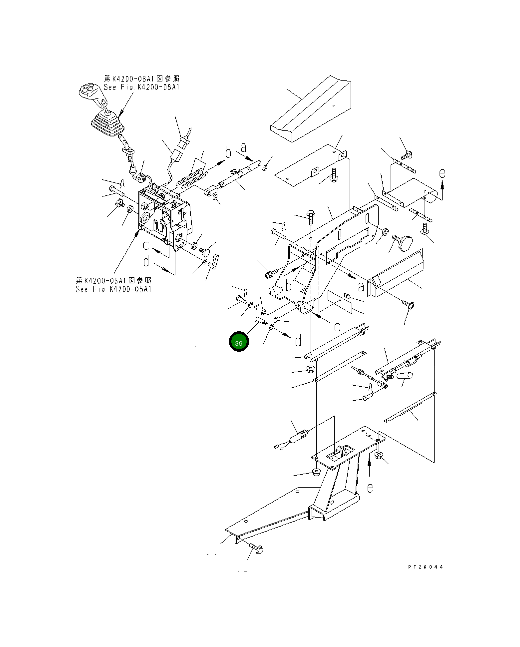Рычаг 425-S33-2161 Komatsu
