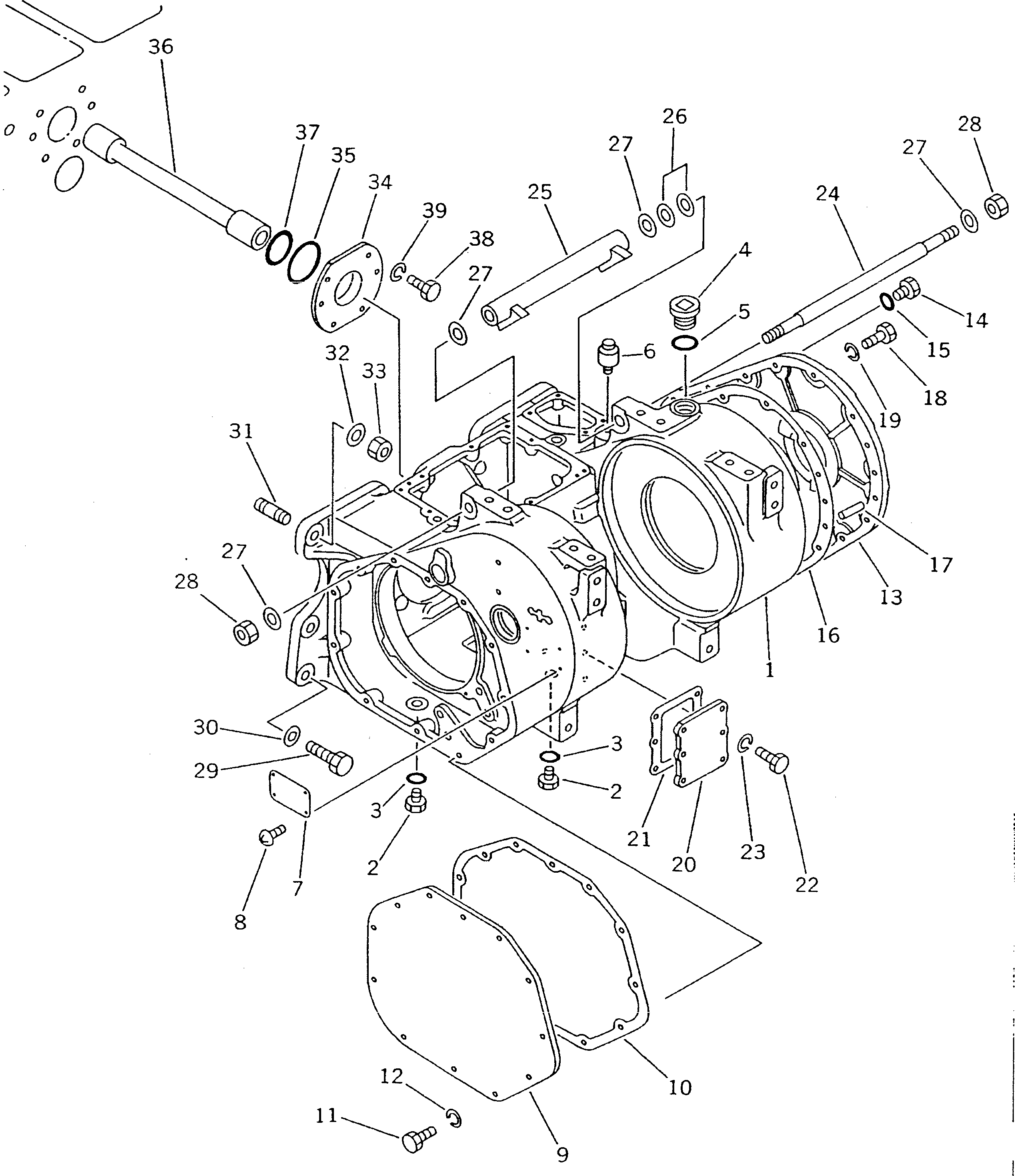 Крышка 101-Z61-1950 Komatsu
