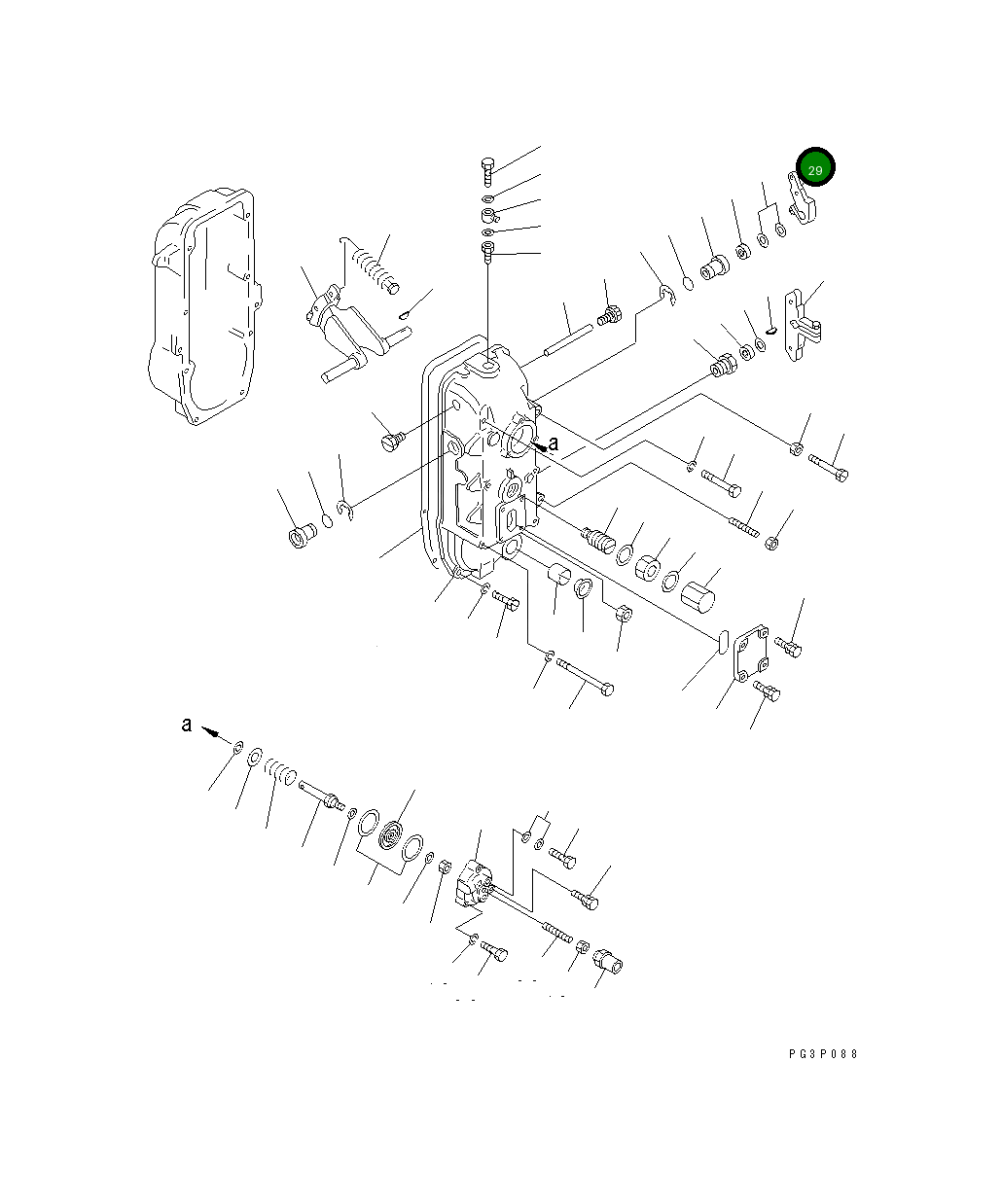 Рычаг DK154347-8020 Komatsu