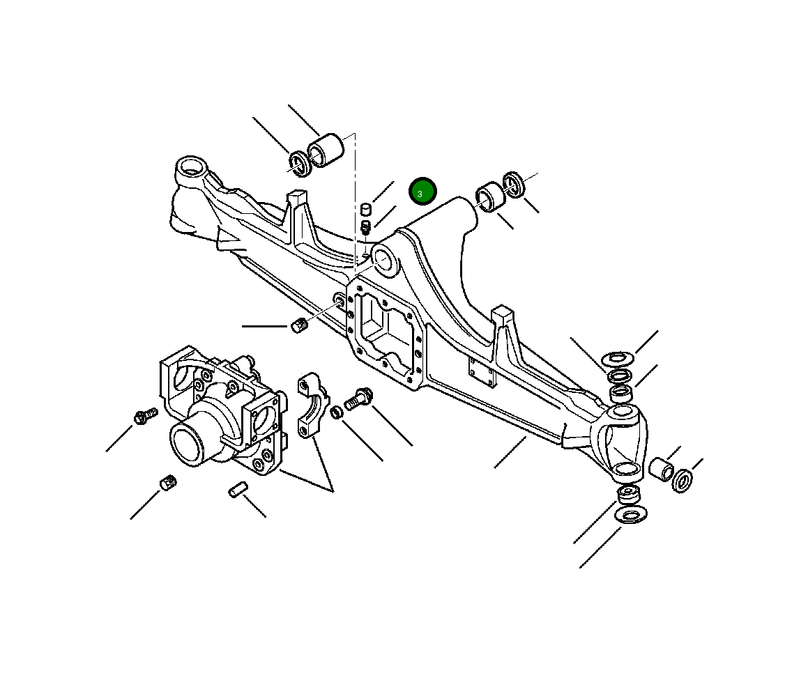 Крышка CA0130532  Komatsu