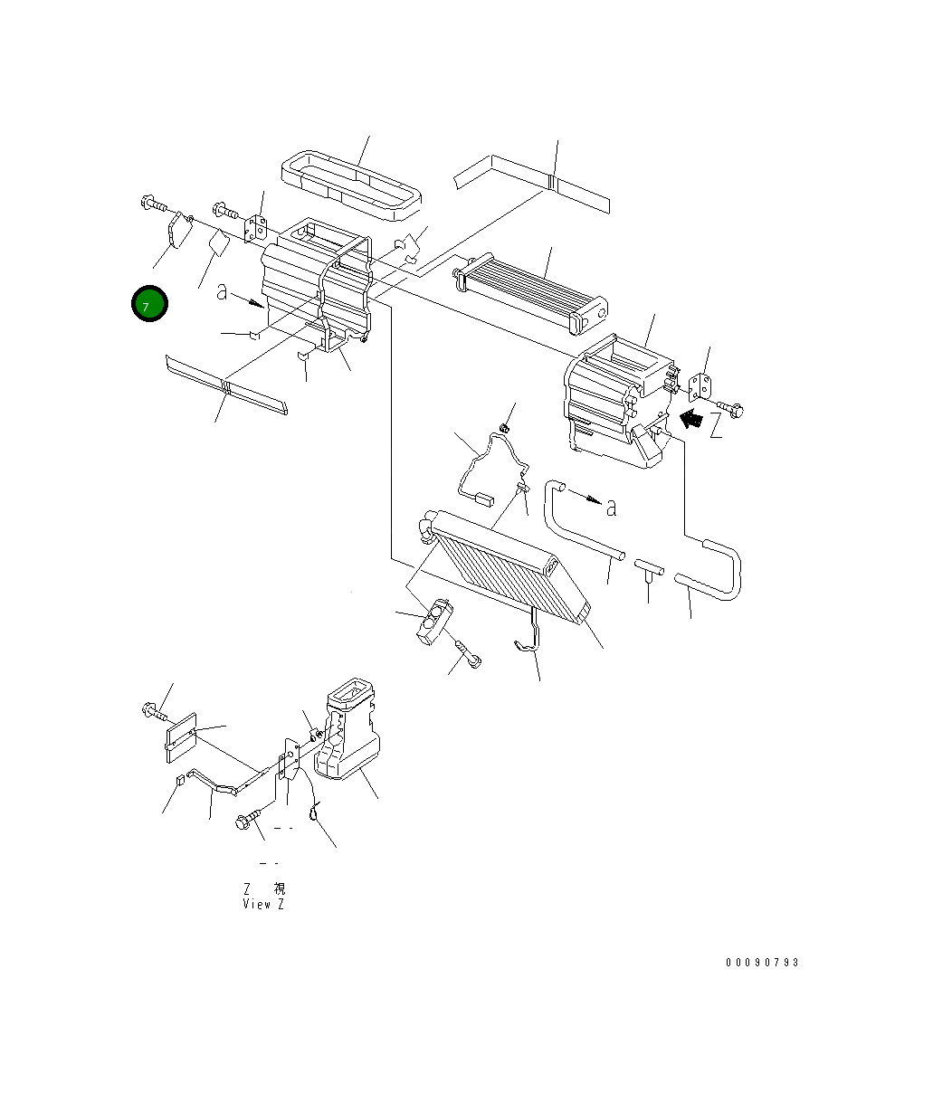 Крышка AN51151-47520 Komatsu