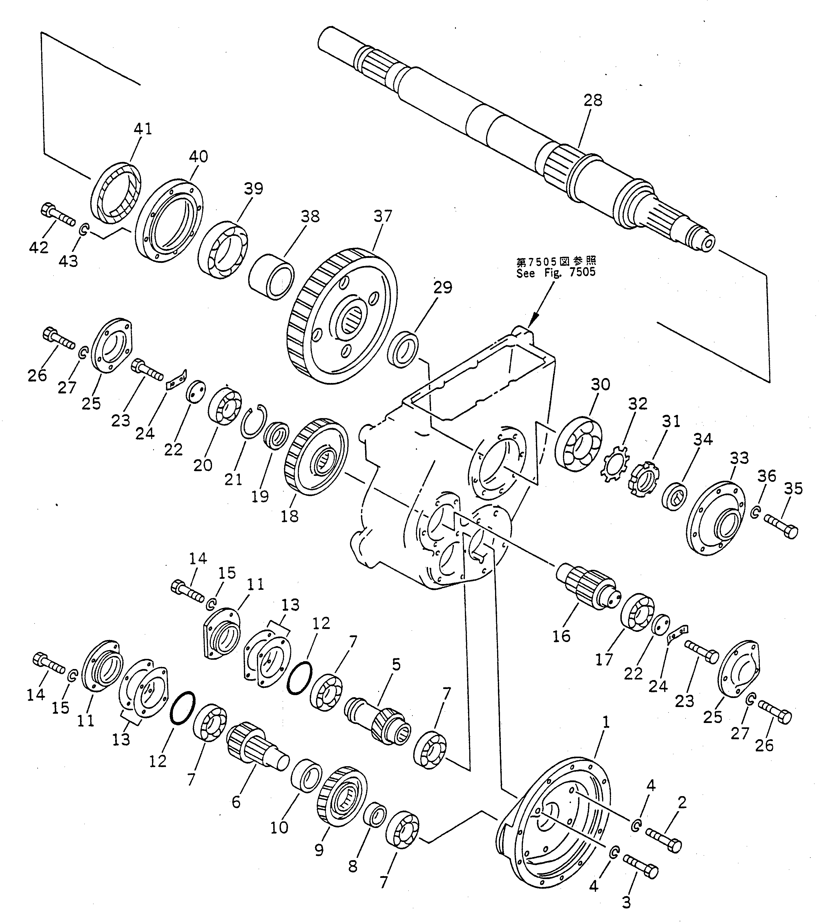 Крышка 22W-75-11130 Komatsu