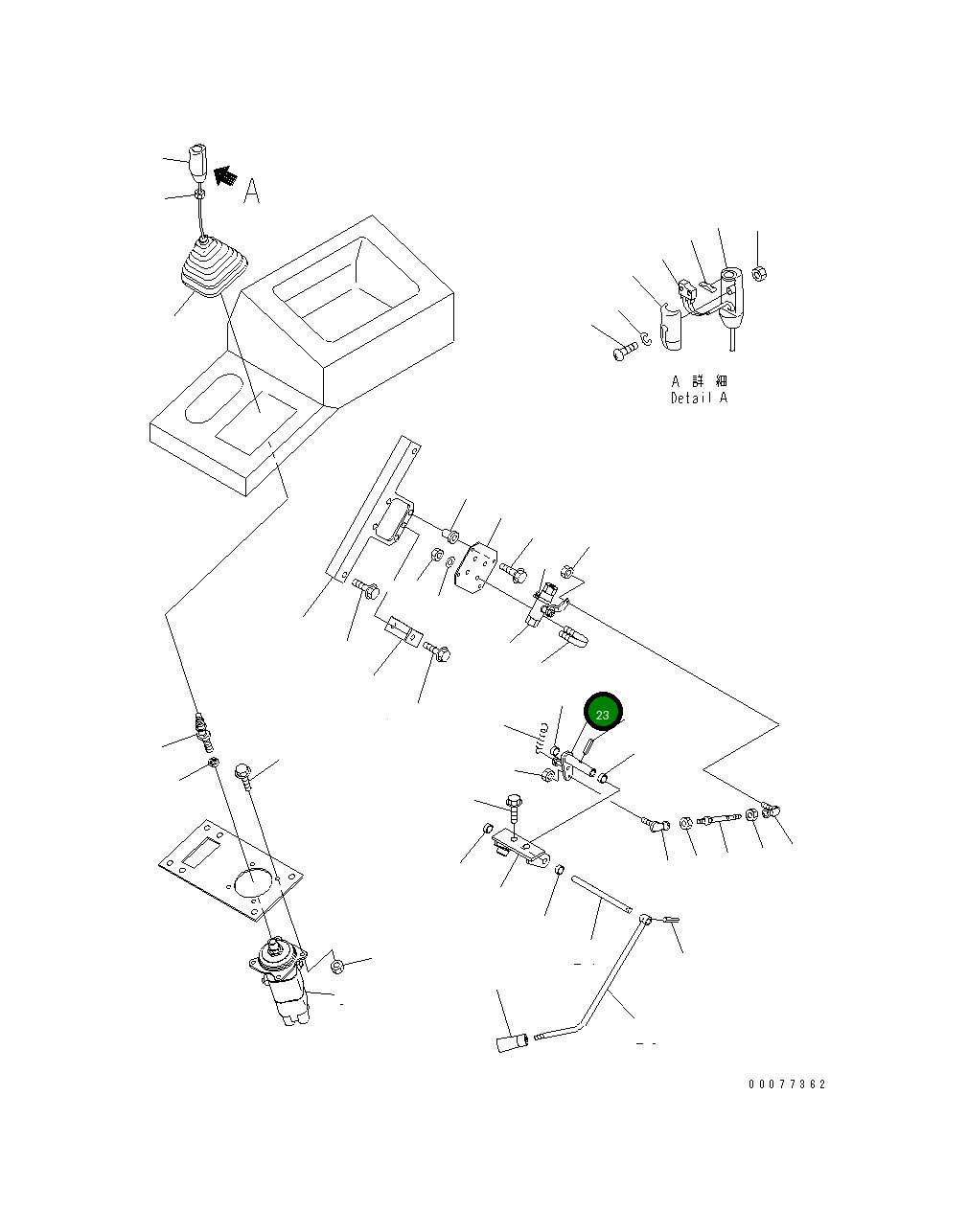 Рычаг 418-43-A1310 Komatsu