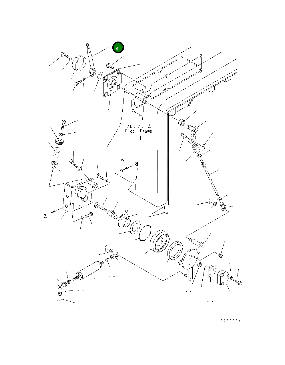 Рычаг 17A-43-21291 Komatsu