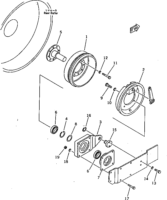 Подшипник 267-22-21012 Komatsu