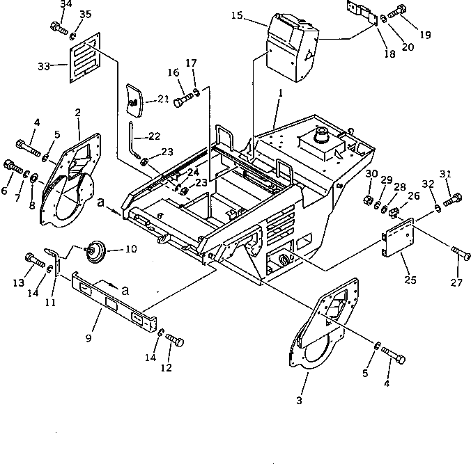 Крышка 266-10-65711 Komatsu