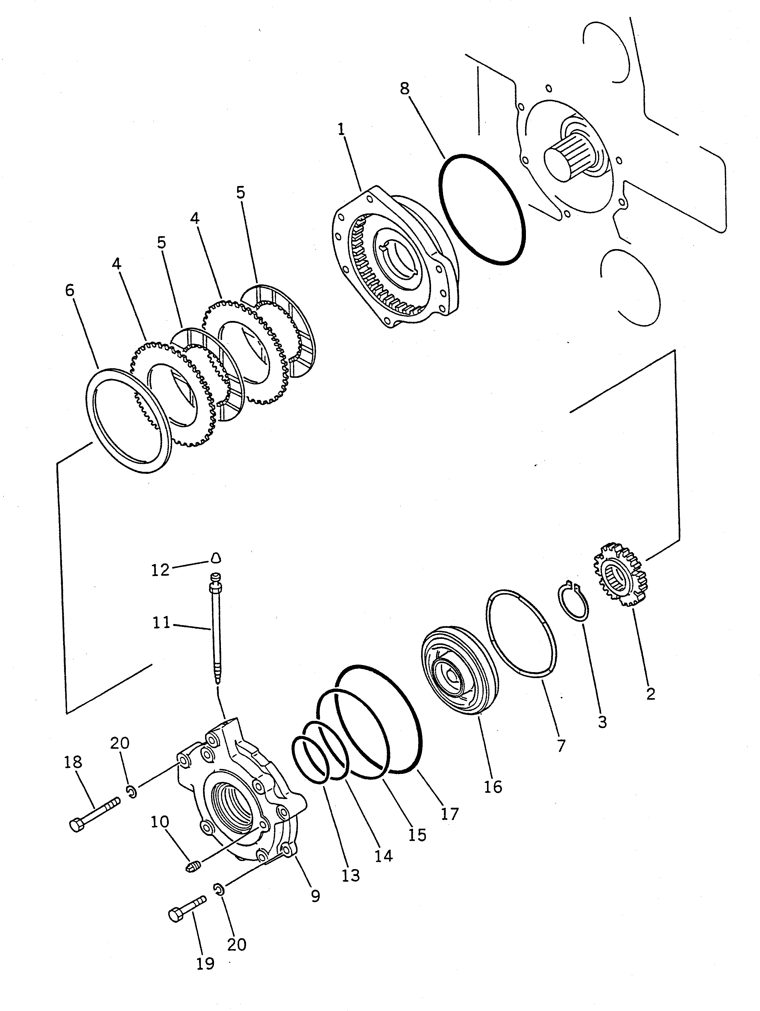 Крышка 361-33-11164 Komatsu