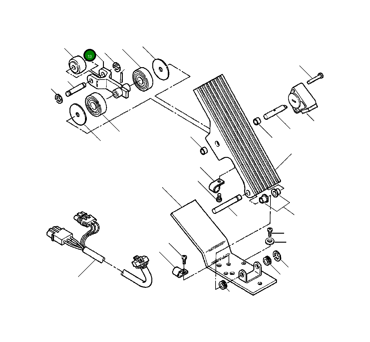 Рычаг BF 1 494 Komatsu