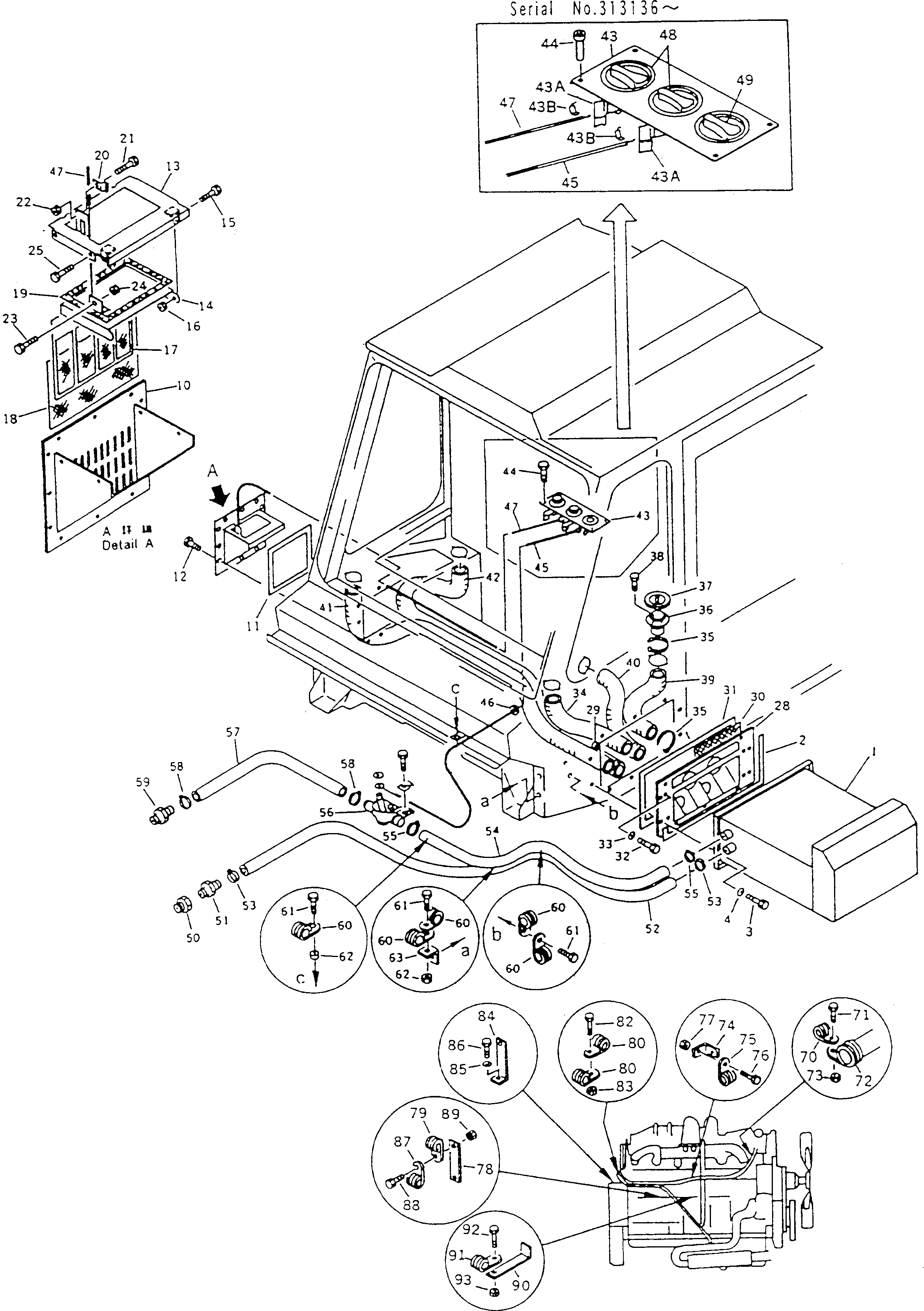 Крышка BW057830 Komatsu
