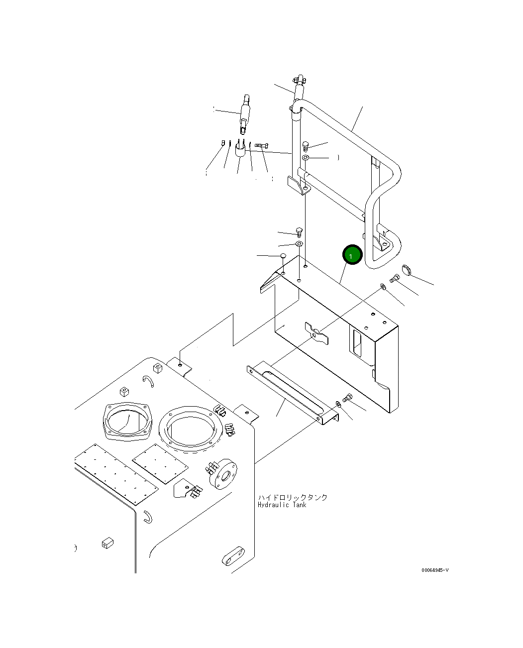 Крышка 8234-54-1981  Komatsu