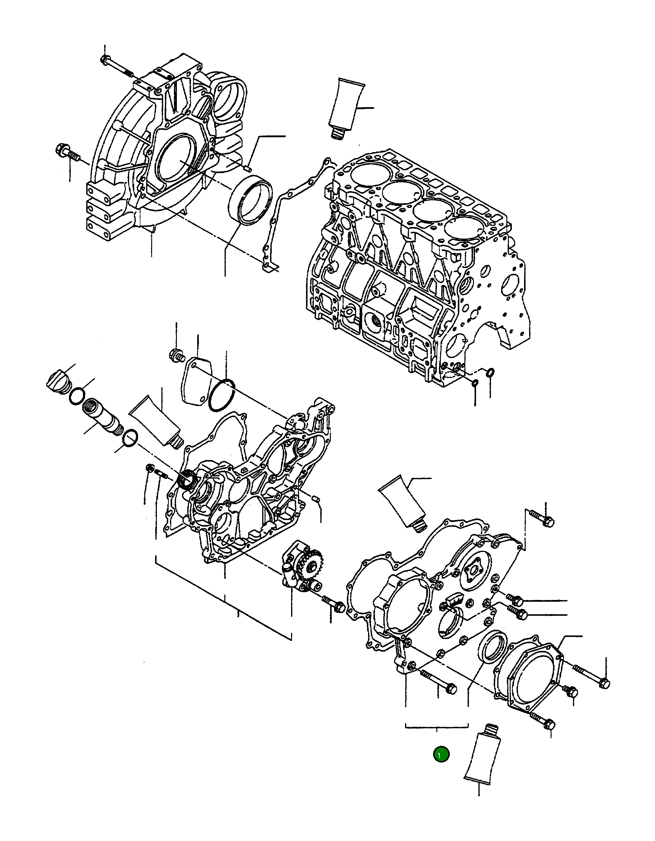 Крышка YM729900-01550  Komatsu