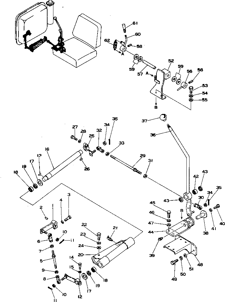 Рычаг 196-61-12130 Komatsu