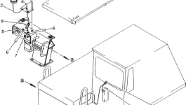 Крышка 567-85-41110  Komatsu