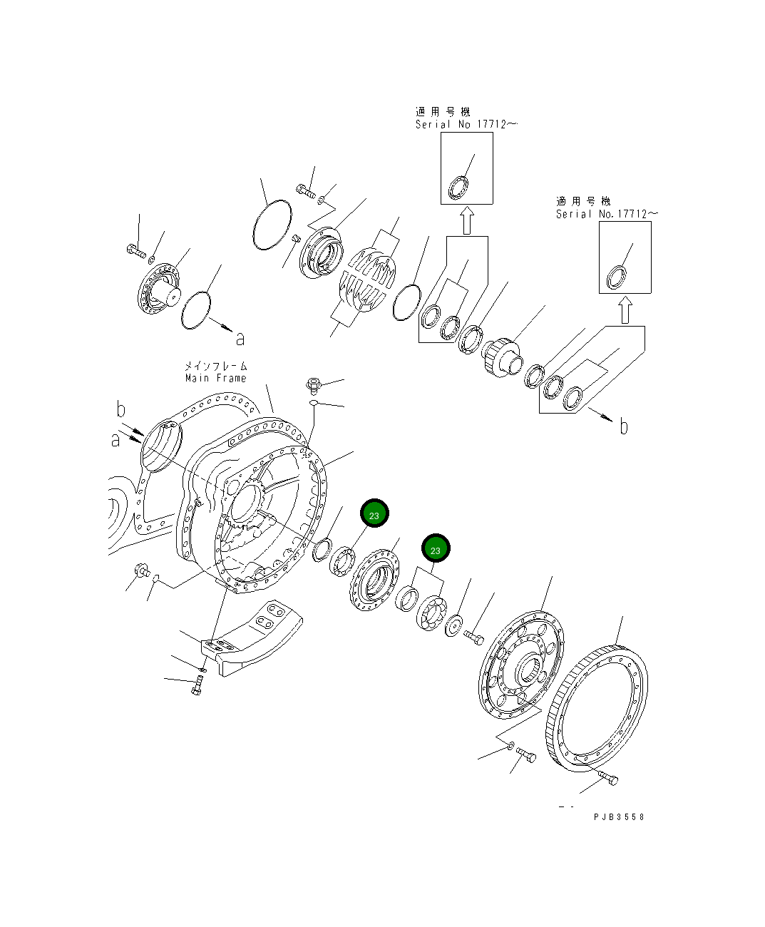 Подшипник 195-09-18380 Komatsu