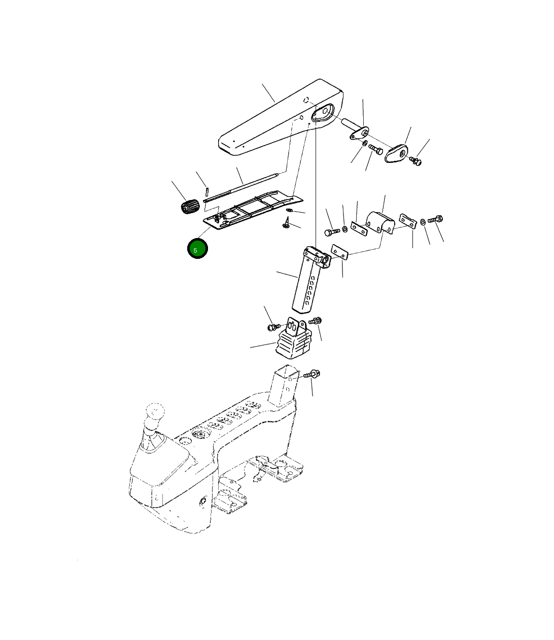 Крышка 2A5-43-11911 Komatsu