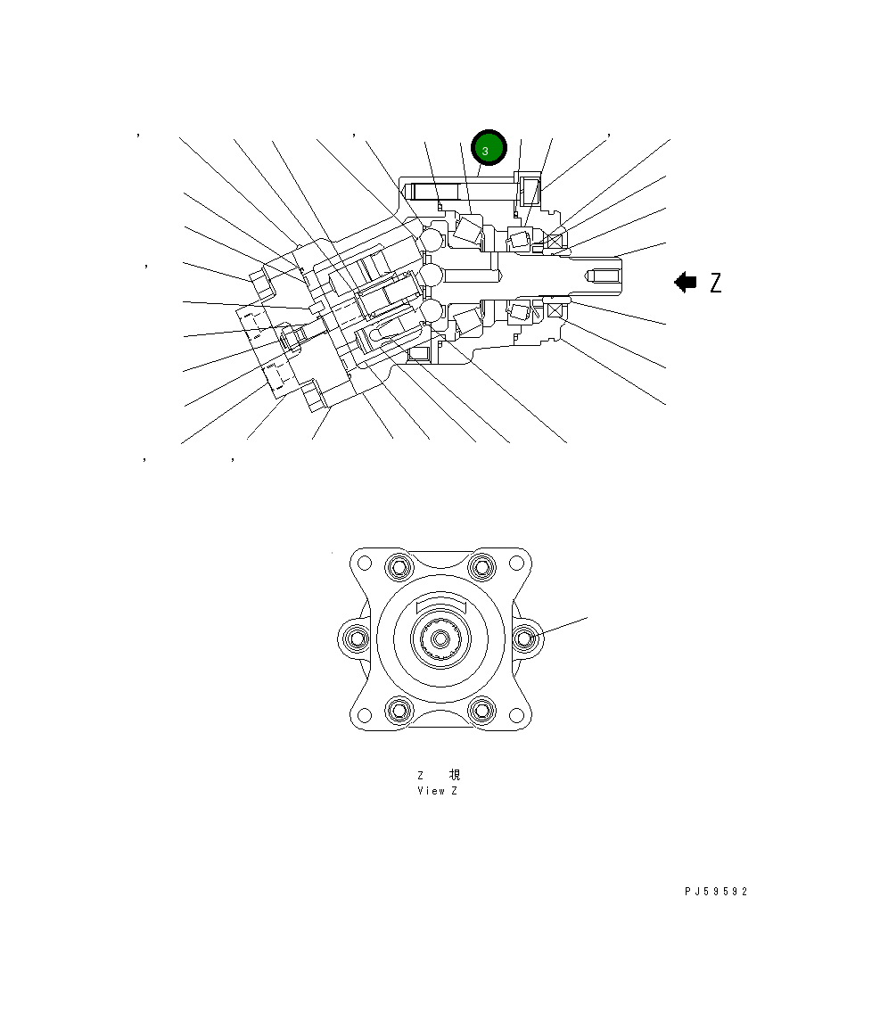 Подшипник 262-870-4220 Komatsu