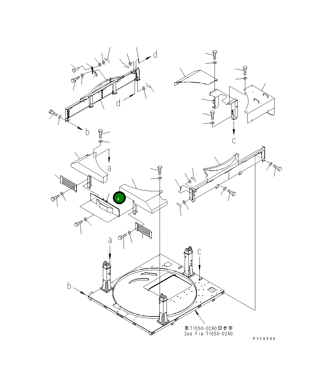 Крышка 8298-70-1431 Komatsu