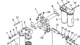 Крышка 6162-53-7860  Komatsu