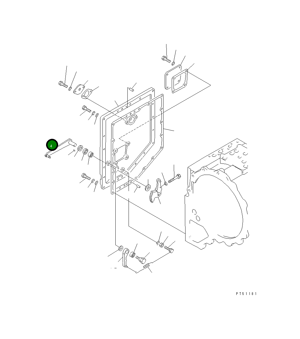 Рычаг 234-15-25750 Komatsu
