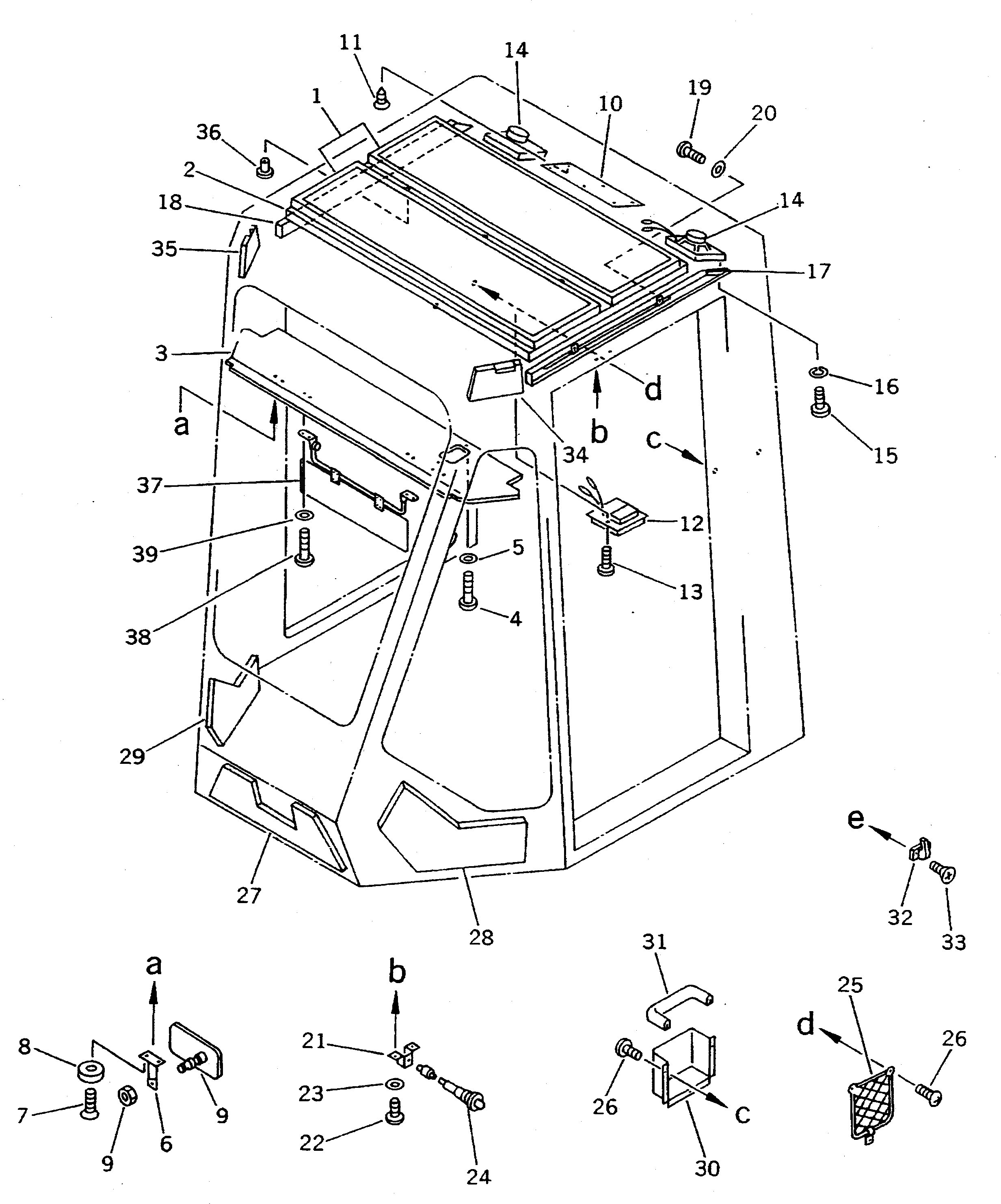 Крышка 427-56-11910  Komatsu