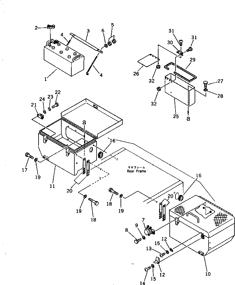 Крышка 421-06-14520  Komatsu