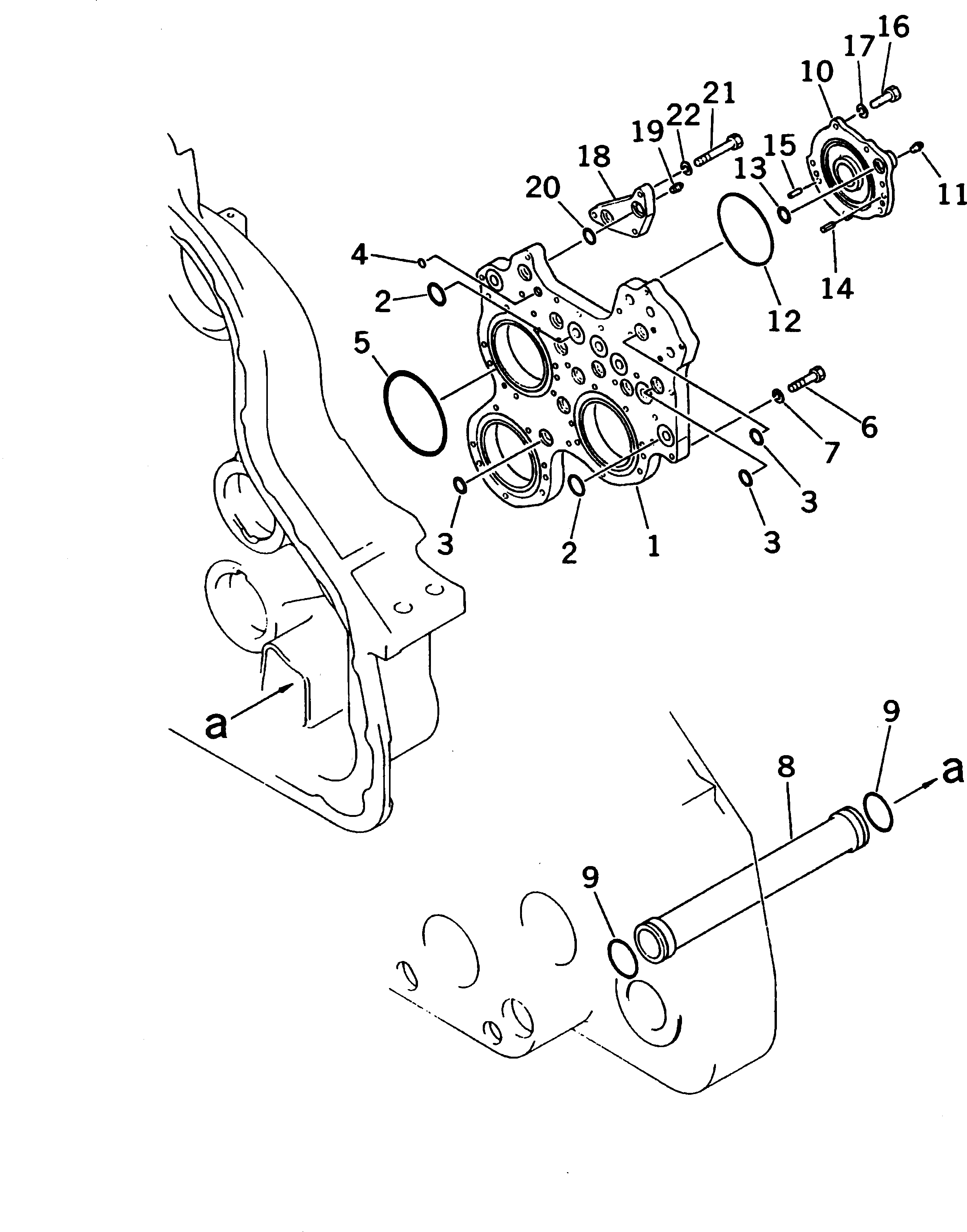 Крышка 156-76-22150 Komatsu