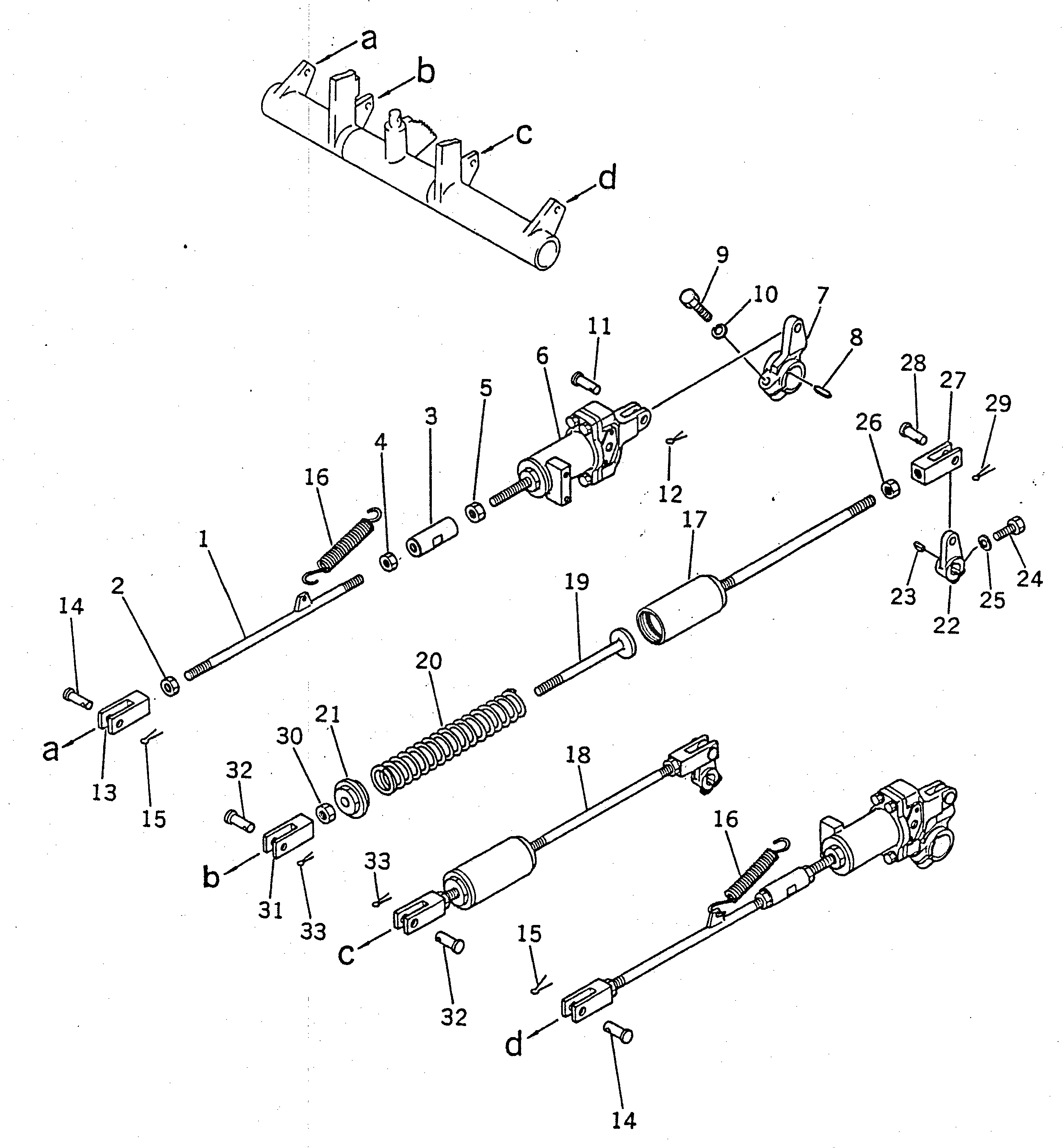 Рычаг 178-43-11210 Komatsu