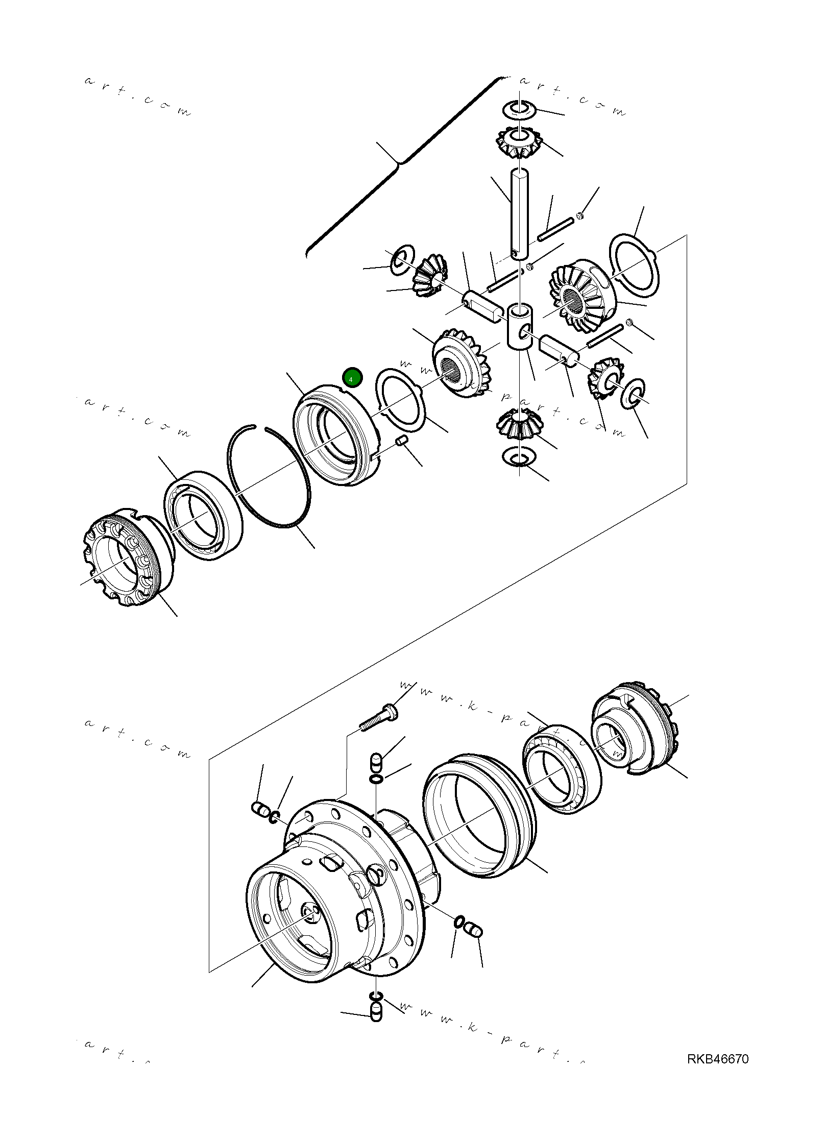 Крышка CA0359690 Komatsu