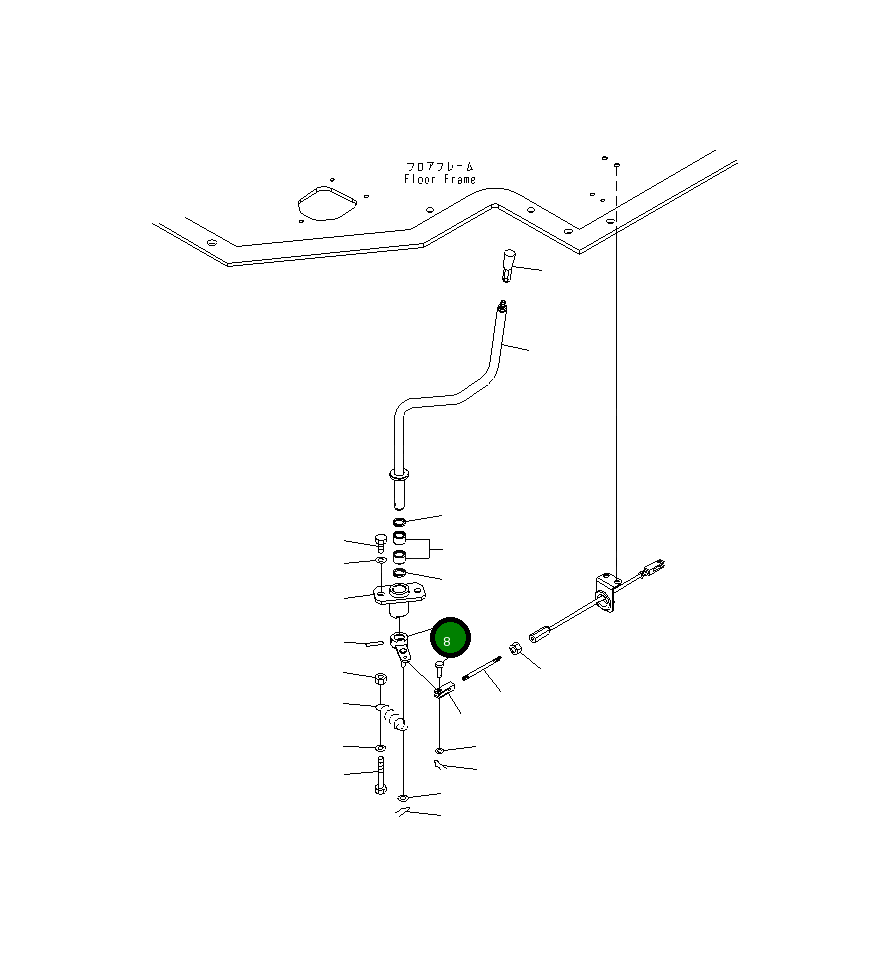 Рычаг 426-40-32551 Komatsu