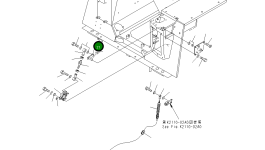 Рычаг 11Y-43-23230 Komatsu