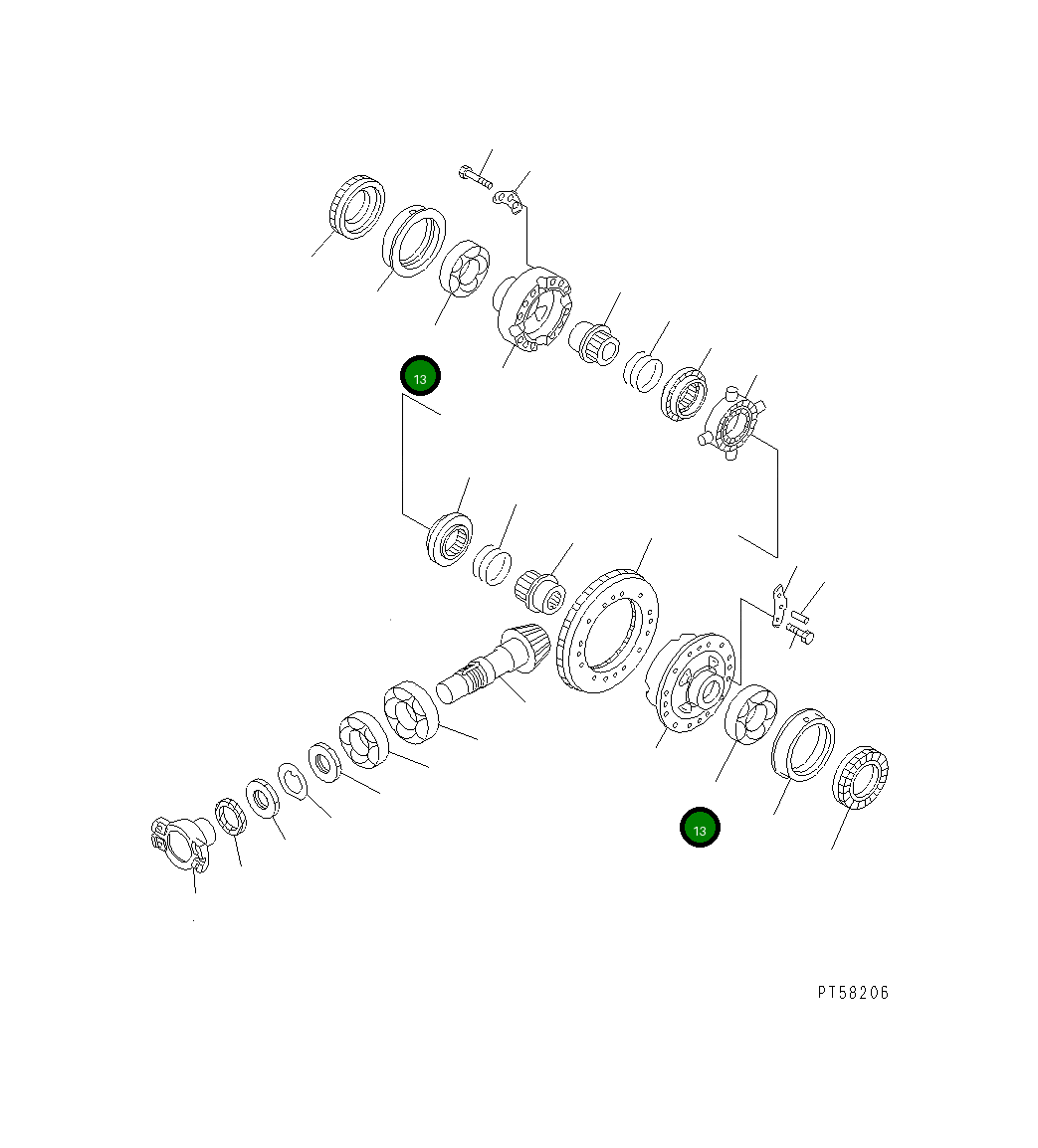 Подшипник 06000-32016 Komatsu