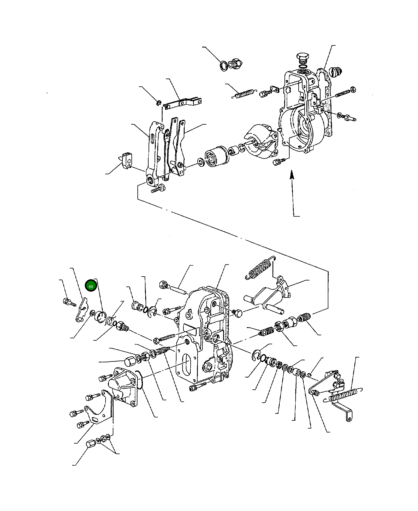 Рычаг YMX1543827920 Komatsu