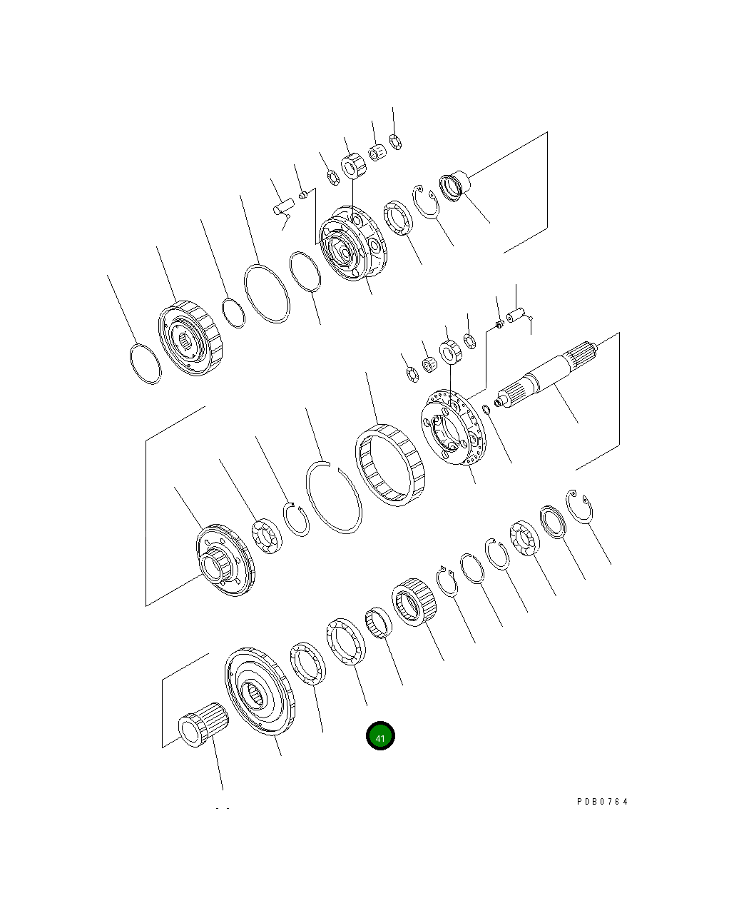 Подшипник 06040-06924  Komatsu