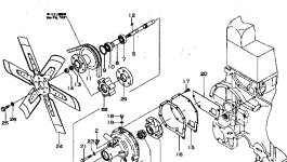 Вал 6110-63-1310 Komatsu