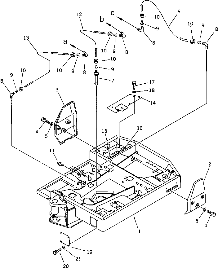 Крышка 20S-46-31212 Komatsu
