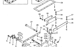 Крышка 424-15-17130  Komatsu