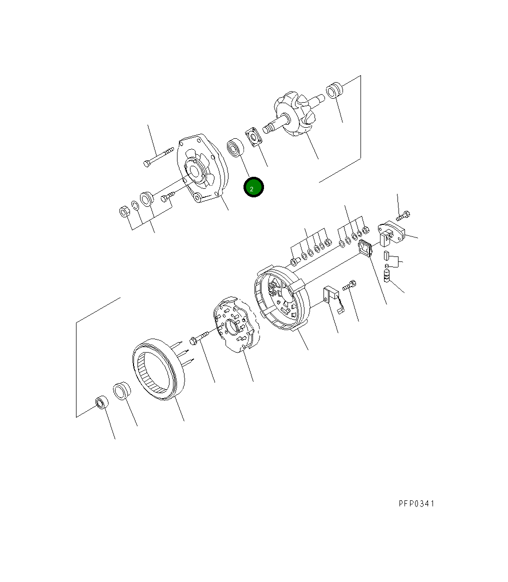 Подшипник 20Y-01-K1520 Komatsu