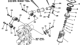 Трубка 195-60-16430 Komatsu