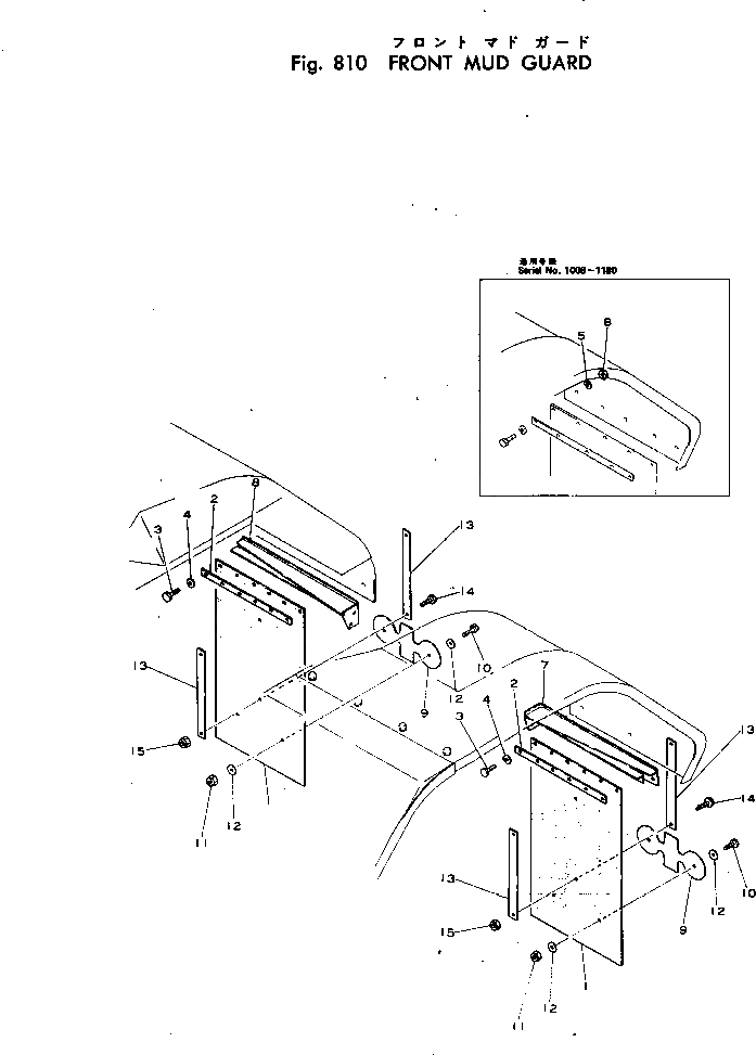 Крышка,MUD 281-81-11511 Komatsu